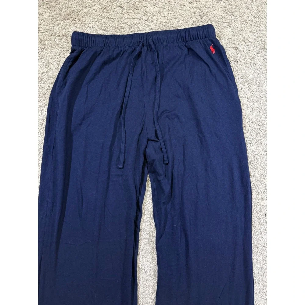 Polo Ralph Lauren Pajama Pants Blue‎ Loungewear Sleep Casual Minimalist Soft M